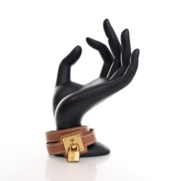 Hermes Gold Swift O'Kelly Lock Bracelet