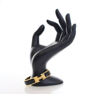 Hermes Black Clic H Bracelet